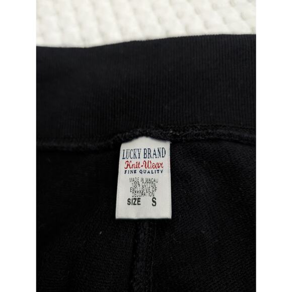 lucky brand knitwear vintage y2k embroidered cropped sweatpants - Picture 8 of 16